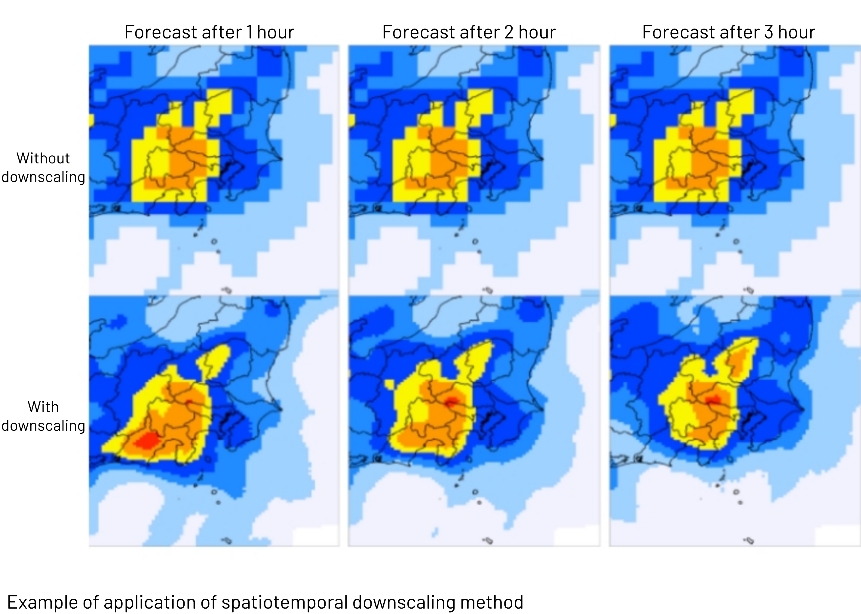 Spatiotemporal Downscaling Method