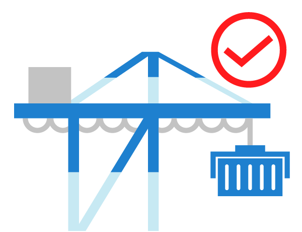港湾作業の安全管理、効率的な作業管理をサポート