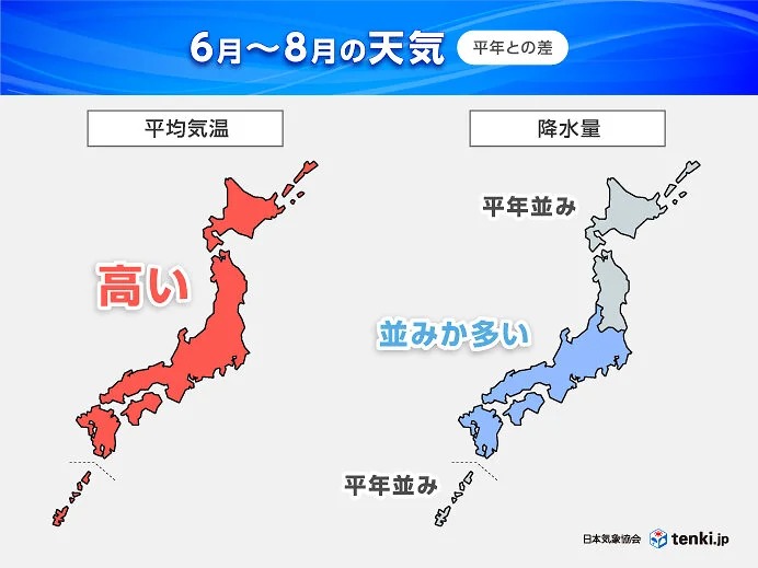 【気象庁】向こう3か月の予報(2025年5月20日発表)